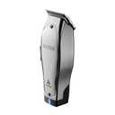 Andis 12660 Professional Master Corded/Cordless Hair Trimmer, Adjustable Carbon Steel Blade Hair Clipper for Close Cutting, Silver