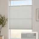 Lazblinds TDBU Cellular Shades, 34.5" W X 48" H, Dove Grey