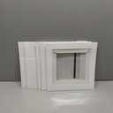 WINKIO 4 Pack Cake Boxes 12 Inch, Disposable Cake Transport Container, Cake Carrier, White Cake Holder with Large Window, for Bakery Cookies Pies Cupcakes Pastry (12×12×8 Inches)