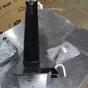 12000 LBS Heavy Duty Weld-On Square Tube Trailer Jack, 12-1/2" Lift 13-1/2" Drop Leg Travel, Side Pull Pin, Black