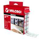 VELCRO Brand Dots with Adhesive White | 200 Pk | 3/4" Circles | Sticky Back Round Hook and Loop Closures for Organizing, Arts and Crafts, School Projects, 91824, 200Pk