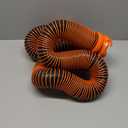 Camco RhinoFLEX 10' RV Sewer Hose Extension - Features Collapsible Design for RV Storage - Includes Pre-Attached Lug & Bayonet Fitting -Heavy Duty Polyolefin & Reinforced w/Steel Wire (39774)