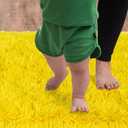 Soft Shag Rugs for Bedroom, 4x6 Yellow Fluffy Shaggy Rugs for Living Room Nursery, Luxury Modern Plush Carpet Girls Boys Kids Room Dorm Indoor Home Decor, Upgrade Non-Slip