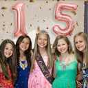 15th Birthday Decorations for Girls with Black Mis Quince 15 Sash and Crown, Cake Topper and Candles, Number Balloons Rose Gold, Quinceanera Decorations Gifts