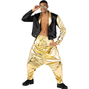 Morph Mc Hammer Costume - Mens 80s & 90s Rapper & Disco Pants Costume XL