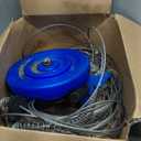 X XBEN Zip line Kits for Backyard 98FT, Zip Lines for Kid and Adult, Included Swing Seat, Ziplines Brake, and Steel Trolley, Outdoor Playground Equipment