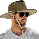 SUN CUBE Wide Brim Sun Hat for Men Women, Sun Protection UV Hat, Safari Hiking Boonie Hat