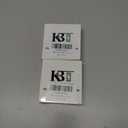 2 x KBT 4 Pack LiFePO4 Phosphate Lithium CR123A with Charger, 3V 500mAh Rechargeable Battery for Flashlight, Headlights,Digital Cameras