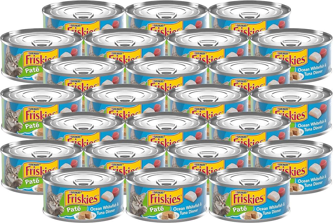 Cat Food, Ocean Whitefish & Tuna, 5.5-oz. Can, Pack of 24