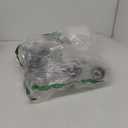 Unicozin Modern Bathroom Light Fixtures, 4 Light Vanity Lights Over Mirror, Black Wall Lamp with Clear Glass for Living Room Cabinet Bedroom Porch