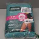 Depend Fresh Protection Adult Diapers, Incontinence & Postpartum Bladder Leak Underwear for Women, Disposable, Maximum, Small, Blush, 19 Count