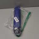 Umbrella Hat, 37 inch Fishing Umbrella Hat Hands Free Foldable UV Protection Umbrella Cap Adjustable Headwear for Fishing Golf Camping Beach Gardening Sunshade Outdoor (Water Drop Blue/Double Layer)