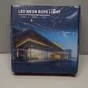 LED Neon Lights Warm White 3000K,32.8ft 110-120V LED Strip Lights,Flexible Outdoor Waterproof Neon Rope Lights for Bedroom,Cabinet,Kitchen,Living Room,Mirror,Halloween Decor