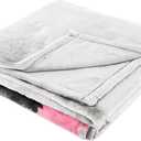 Jay Franco Plush Throw Blanket  Soft & Comfy 50x70 Inches Throw for Couch or Bed  Cozy Home Dcor for Living Room & Bedroom, Grey - Sex and the City