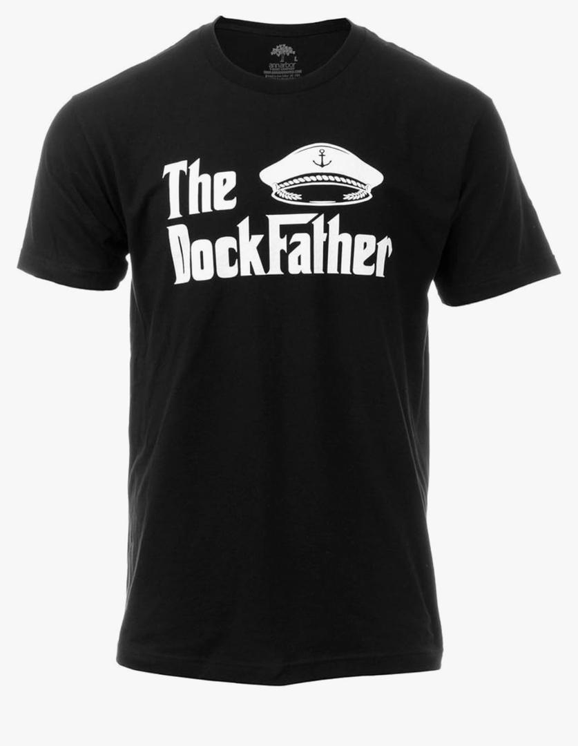 Boating Humor Tee Shirts - Funny Boat Captain, Nautical Fishing Joke T-Shirts for Men or Women , Extra Large, Black 