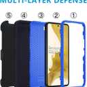 for Galaxy S22 5G case,Samsung S22 Heavy Duty case,[Military Grade Protective ],[Shockproof] [Dropproof] [Dust-Proof], Compatible with Samsung Galaxy S22 5G (Dark Blue)