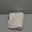 Aiyufeng Cream Shower Curtain, Embossed Textured Fabric Shower Curtain for Bathroom - Soft Cloth & Hotel Spa Luxury, Water Repellent, Machine Washable, 72X72, Cream