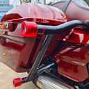 Motorcycle Decorative Wheel M12 Screw Rotatable Crash Bar End Sliders Engine Guard Collision Protector Fit for Harley Saddlebag Guard Engine Guard Bar 2Pcs
