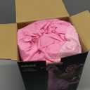 zukakii 12FT Giant Christmas Inflatables Decorations Outdoor Pink Dinosaur, Huge Christmas Blow Up Yard Decorations with Christmas Wreath Hat Build-in LED Light Strong Blower for Holiday Party Xmas