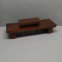 Meditation Altar Table, Wooden Puja Table, Relaxation Prayer Buddhist Shrine Alter for Home, Office, Studio, Yoga (21 x 7.5 x 4")