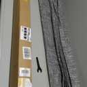 No Tools No Drill Cordless Roman Shades for Indoor Windows 100% Blackout, for Window Size 47" W  64" H Charcoal