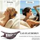 Large Flat Hair Clips for Thick Thin Hair, Butterfly Flat Claw Clips for Women, French Duckbill Hairclips for Daily Styling, Driving, Lying, Work - 4 Pcs, Tortoiseshell Design