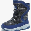 GUBARUN Boys Snow Boots Winter Waterproof Slip Resistant Cold Weather Shoes (Toddler/Little Kid/Big Kid) US Mens 6.5-7 Size, US Women's 8-8.5 Size