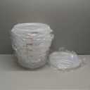 CURTA 12 Quart Translucent Round Food Storage Container with Lid, Pack of 4  NSF Listed, BPA-Free, Commercial-Grade Polypropylene, Freezer & Dishwasher Safe, Non-Stick, Easy-Read Graduations