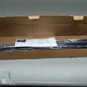 Ivilon Window Curtain Rod End Cap - 1 inch Pole. 120 to 240 Inch. Black