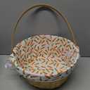EASTER BAMBOO BASKET CARROT 12IN