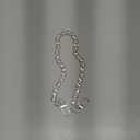 Hinly Bag Chain Charms 13.4 Inch Silver Vintage Rhinestones Purse Charms Strap Chain Replacement Accessories for Women's Crossbody Shoulder Wallet Purses Handbags Decoration