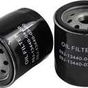 Oil Filter 69J-13440-04-00 69J-13440-03-00 Replacement  Compatible with Yamaha F150 F175 F200 F225 F250 4-Stroke Outboards, AR/SX Boats, FX HO VX VXR FZR WaveRunner 2-Pack