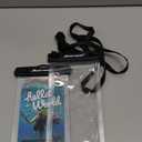 Hiearcool Waterproof Phone Pouch, Waterproof Phone Case with Crossbody Lanyard Compatible for iPhone 17 16 15 14 13 Pro Max Up to 8.3", Cellphone Dry Bag Travel Essentials for Beach -Clear-2Pack