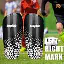 Soccer Shin Guards, with 1 Pair Shin Guard Sleeves Protective Equipment Shin Guards Soccer Cushion Protection Reduce Shocks for Shin Guards Soccer Youth/Adult for (L)