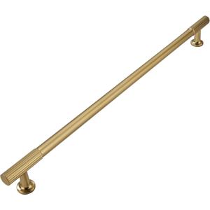 Khtumeware Appliance Pull 18 Inch Hole Center 1 Pack Champagne Bronze Cabinet Pulls Heavy Duty Solid Satin Brass Kitchen Drawer Handles Cabinet Hardware for Cupboard Drawer Handles Dresser Pulls