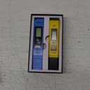 VIVOSUN Digital pH and TDS Meter Kits, 0.01pH High Accuracy Pen Type pH Meter  2% Readout Accuracy 3-in-1 TDS EC Temperature Meter for Hydroponics, Pool and Aquarium, Yellow Blue, UL Certified