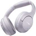 TOZO HT2 Hybrid Active Noise Cancelling Headphones, Wireless Over Ear Bluetooth Headset, 60H Playtime, Hi-Res Audio Custom EQ via App Deep Bass Comfort Fit Ear Cups, for Home Office Travel Purple