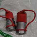 Summit Hydraulics 1/2" Skid Steer Bobcat Flat Face Hydraulic Quick Connect Couplers/Couplings Set w/Dust Caps