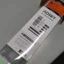 AOSKY Cordless Zebra Blinds for Indoor Windows, 33.5" W x 72" H, Grey