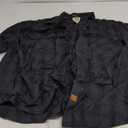 Dubinik Mens Short Sleeve Button Down Mens Button Up Short Sleeve Two Pockets Soft Vintage Regular Fit Mens Casual Shirts (3X-Large, Charcoal Grey)