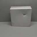 FLOWERCAT 60PCS Silver Plastic Plates - Heavy Duty White and Silver Plastic Plates Disposable - Include 30PCS 10.25inch Dinner Plates and 30PCS 7.5inch Dessert Plates for Wedding&New Year&Birthday (Sliver)