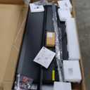 Rough Country Hard Tri-Fold Truck Bed Tonneau Cover for Chevy Silverado & GMC Sierra 1500 (2019-2026) - Aluminum Flip-Up Folding Bed Cover, Fits 5'10 (69.9") Bed