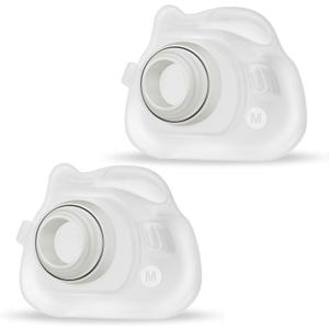 2 Packs Reliable Silicone Cushion for AirFit F40 Full Face Replacement Cushion (M)
