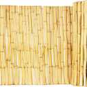Backyard X-Scapes Natural Bamboo Fencing Decorative Rolled Fence Panel 0.75 in D x 3 ft H x 8 ft L