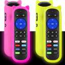 (Pack of 2) Remote Compatible with Roku Players and Roku TV Remote, for Roku Box 1 2 3 4,Roku Express/+, Premiere/+, Ultra and TCL Hisense Onn Element Philips Roku TV with Anti-Lost Case