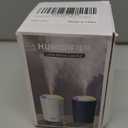 Portable Mist Humidifier Auto Shut-Off USB Powered 220ml Small Desktop Humidifiers with Colorful Light 2 Cool Spray Modes for Bedroom Office Car (Black)