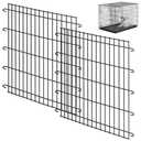 Amazon.com: Tandefio 2 Pack Dog Crate Divider Panel for 42 Inch Crates - Adjustable Metal Pet Kennel Divider for Large, Medium & Small Dogs | Easy Installation & Secure Design (26 x 26.8 Inches) : Pet Supplies