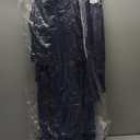 S.L. Fashions Women's Long Mother of The Bride Column Dress with High Low Overlay and Back Slit, Navy, Size 6