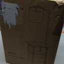 PESRAE Floor Lamp with Table & 2 Drawers, End Table with 3 Color Temperature Reading Light, Side Table Lamp with USB & Type C & AC Charging Port for Living Room, Bedroom (Rustic Brown)