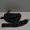 Checkered Crossbody Bags for Women Nylon Bum Bag Spacious Trendy Fanny Pack Large Sling Bags with Adjustable Strap (Bh Black)